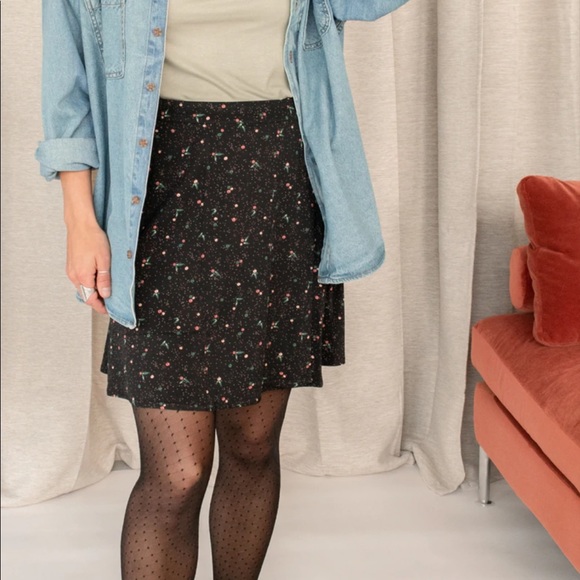 Rachel Eco Mini Twill Wrap Skirt, NWOT - Picture 3 of 8